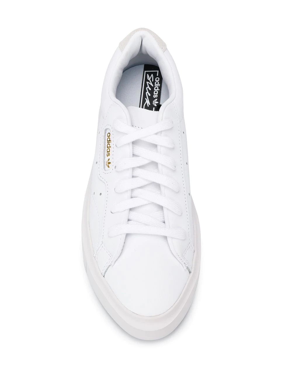 lace-up logo sneakers - 4