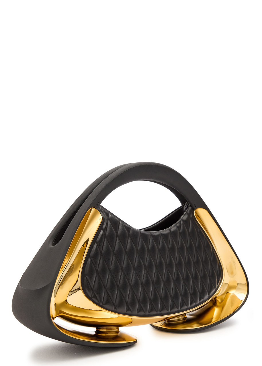 Balmain Jolie Madame Medium Quilted Faux Leather top Handle bag - 2
