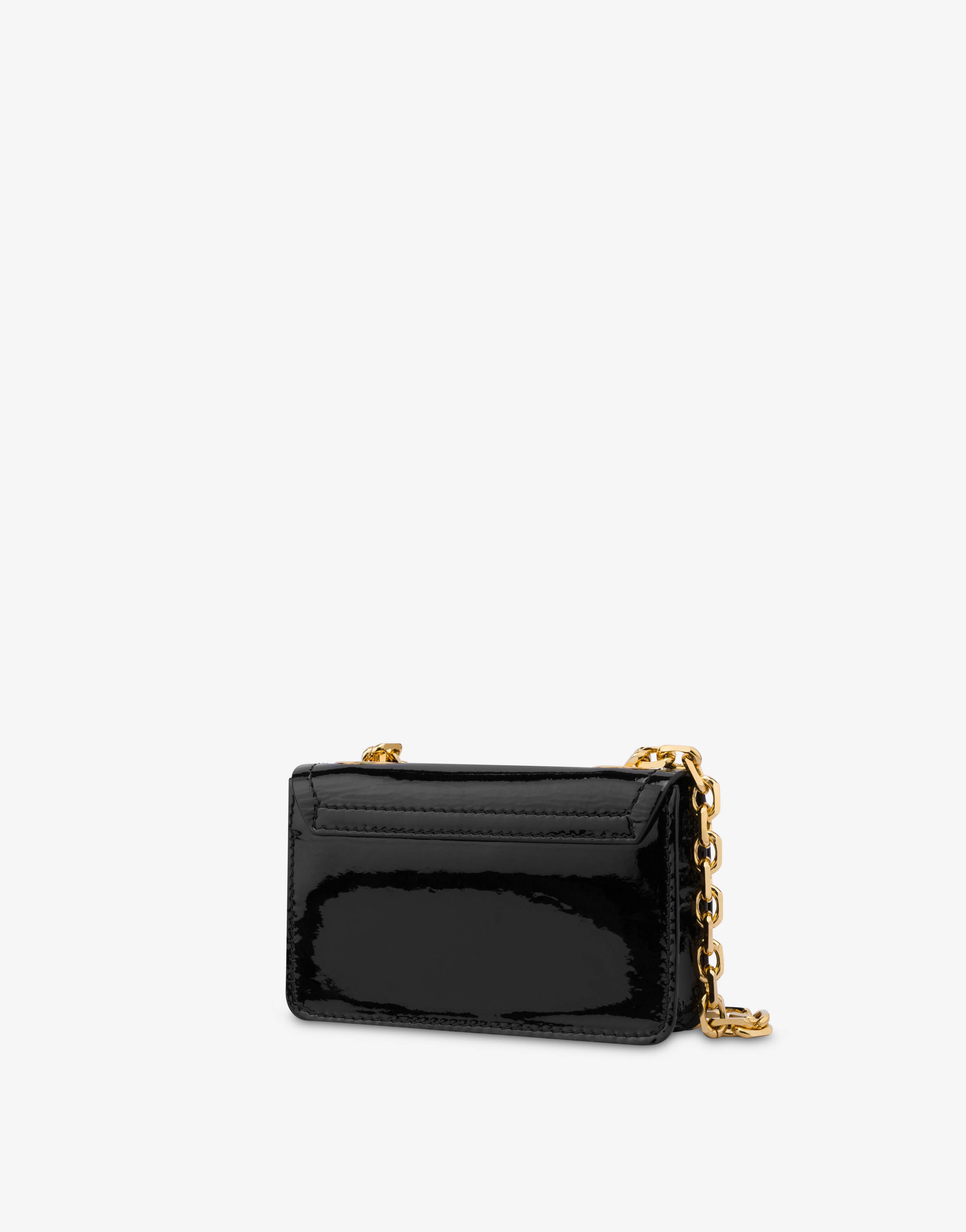 PATENT LEATHER MINI M SHOULDER BAG - 2