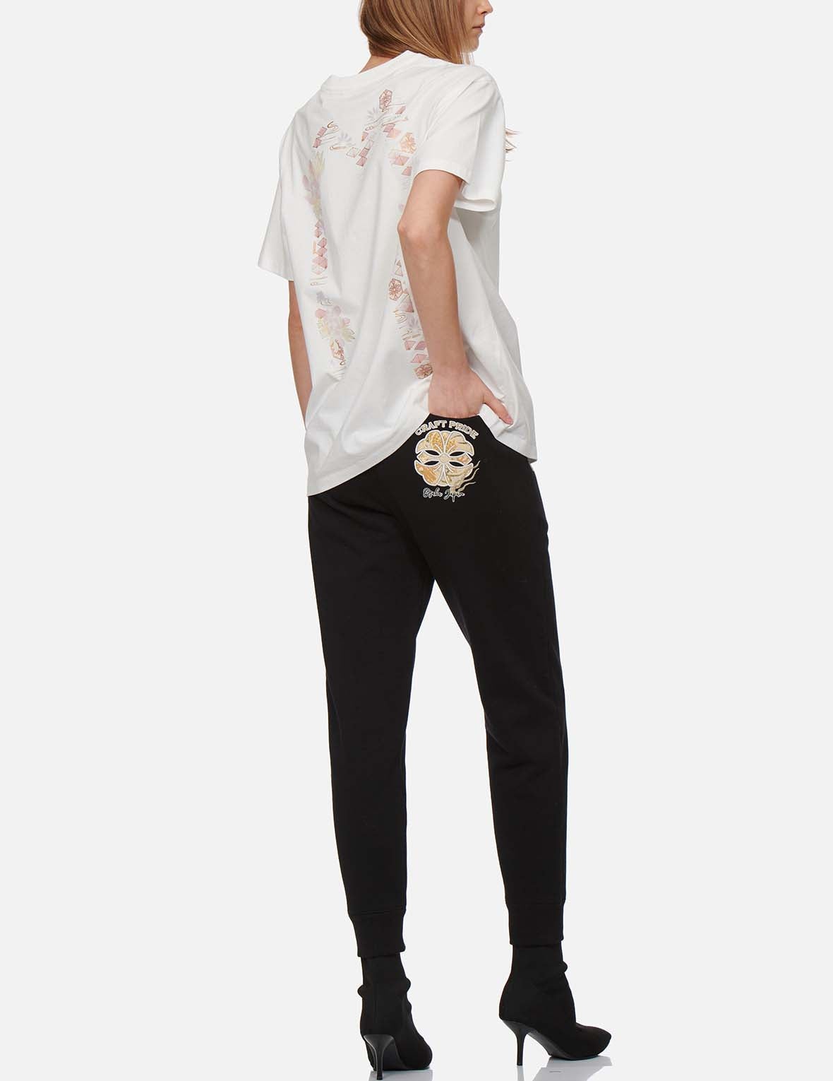 Brocade Kamon Appliqué Sweatpants - 5