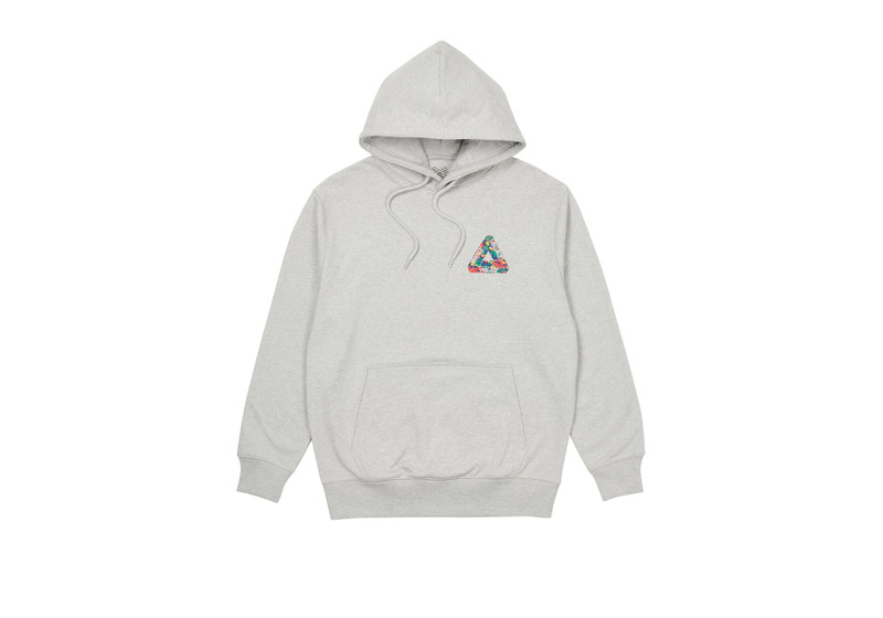 PALACE TRI-DIGI HOOD GREY MARL outlook