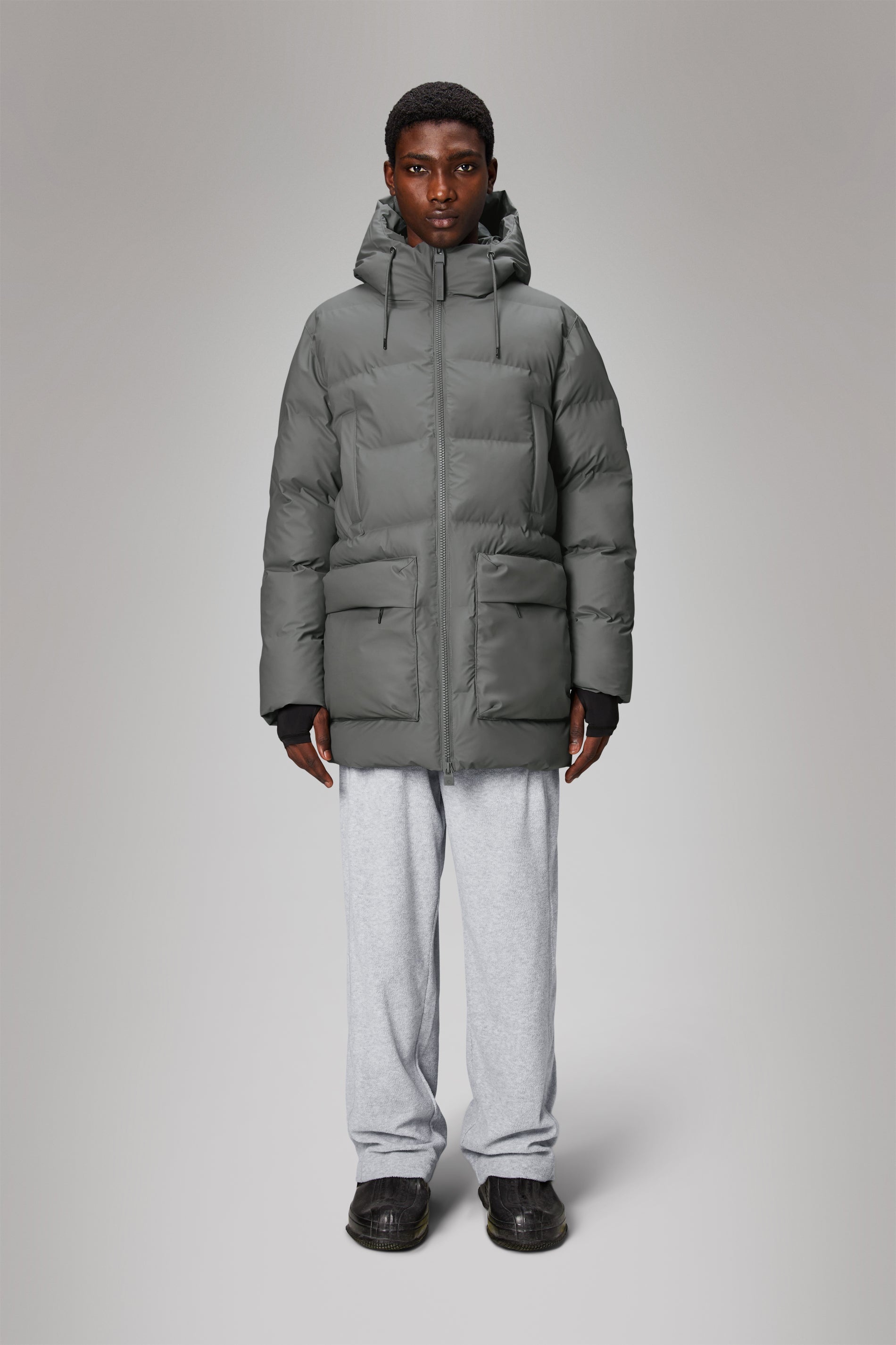 Alta Long Puffer Cargo Jacket - 2