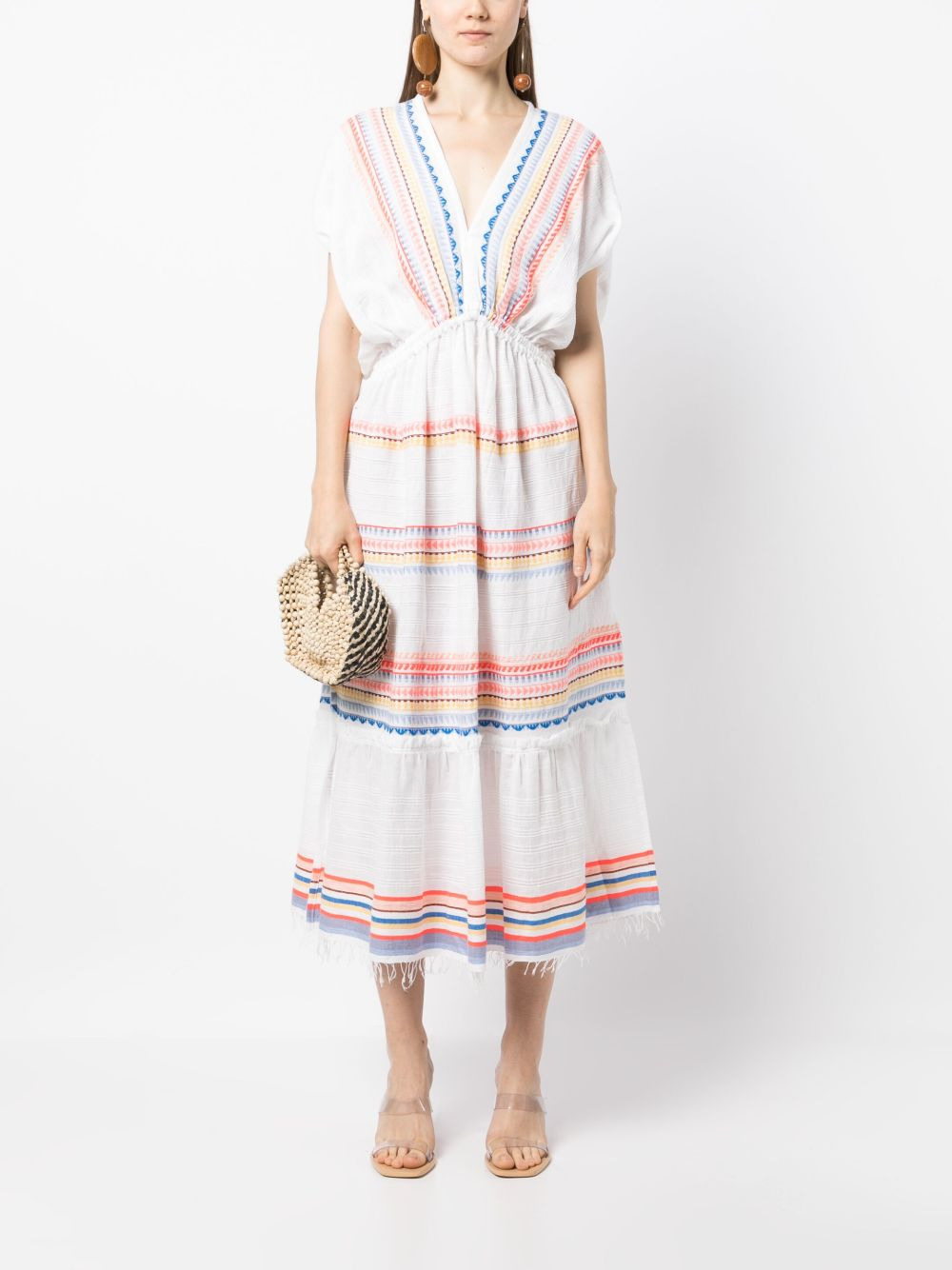 Bekah plunging V-neck dress - 2