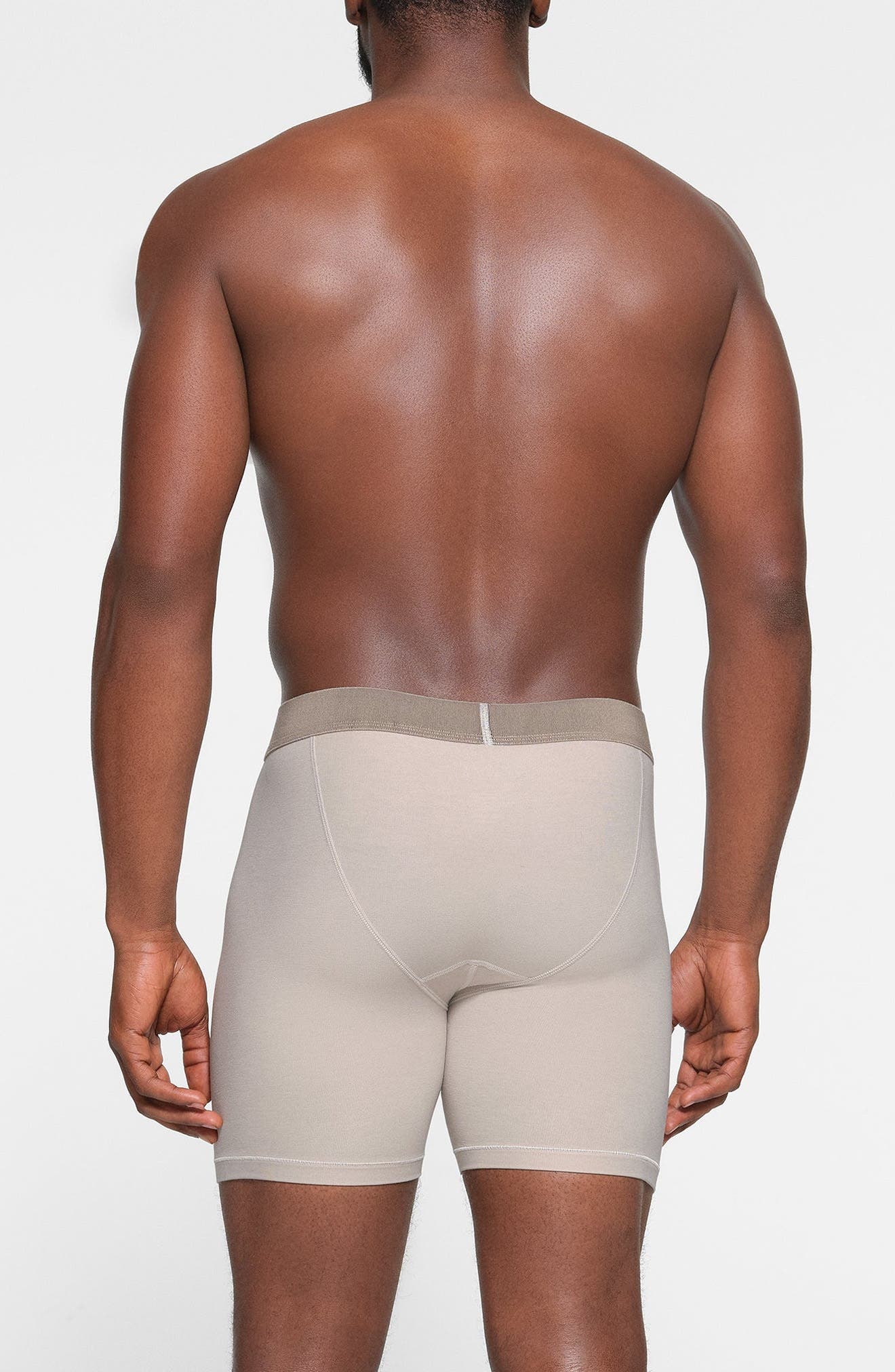 SKIMS 3-Pack 5-Inch Stretch Cotton & Modal Boxer Briefs in Stone Multi at Nordstrom - 3