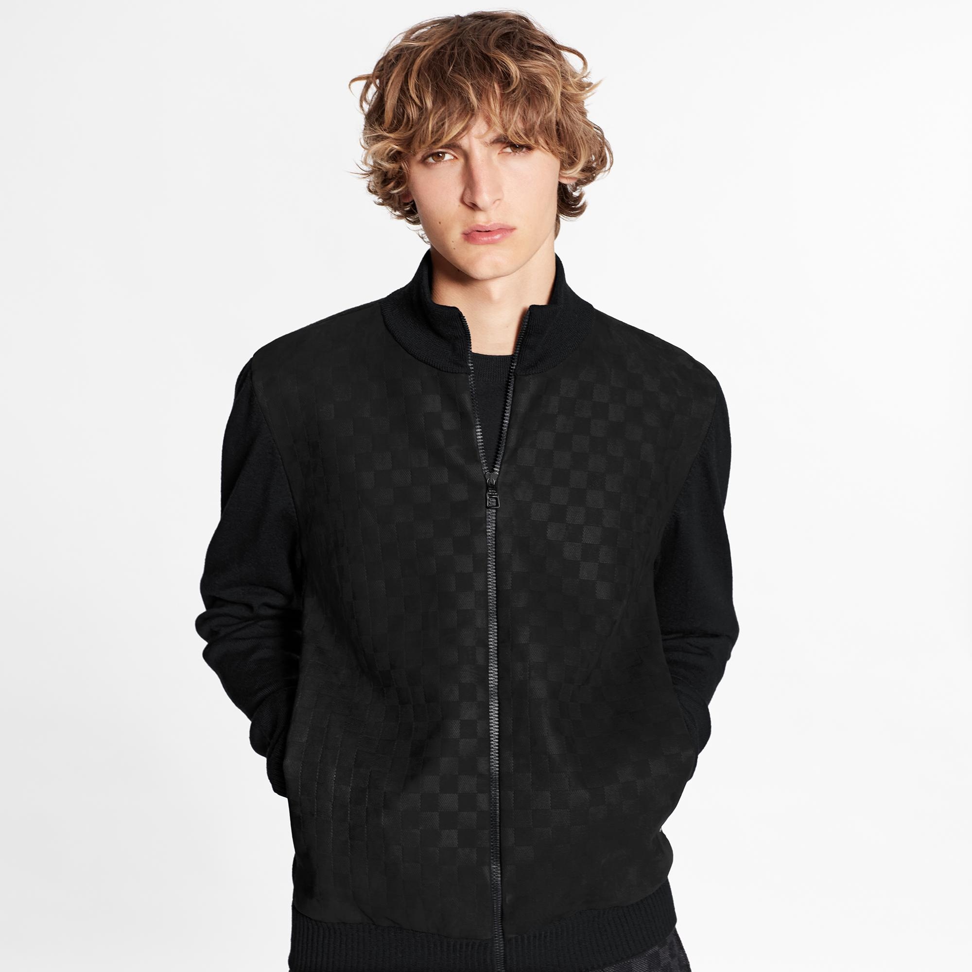 LVSE Damier Leather Front Zip-Through - 3