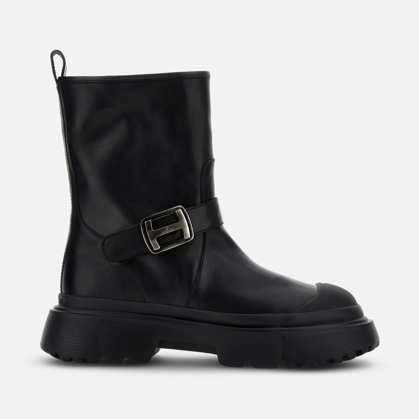 Biker Ankle Boots Hogan H619 Black - 1