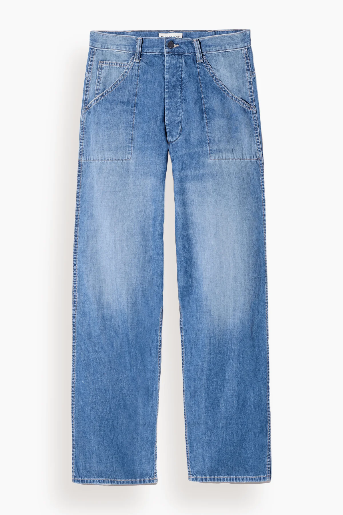 Whitney Denim Pant in Delancey Wash - 1