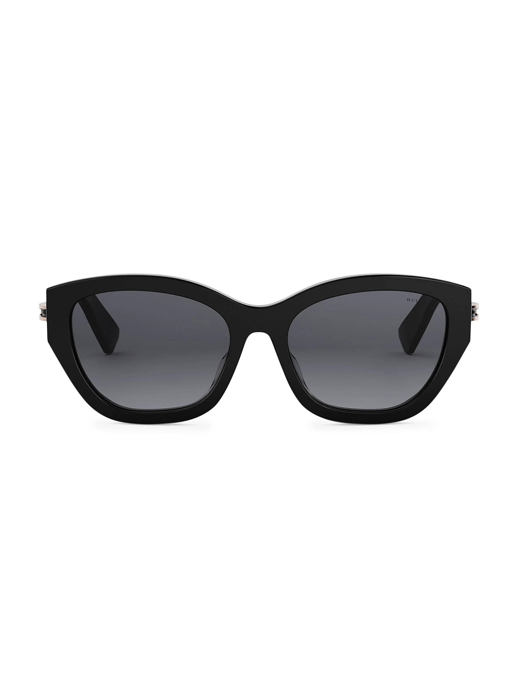 Women's B. Zero1 56MM Cat-Eye Sunglasses - Black - 1