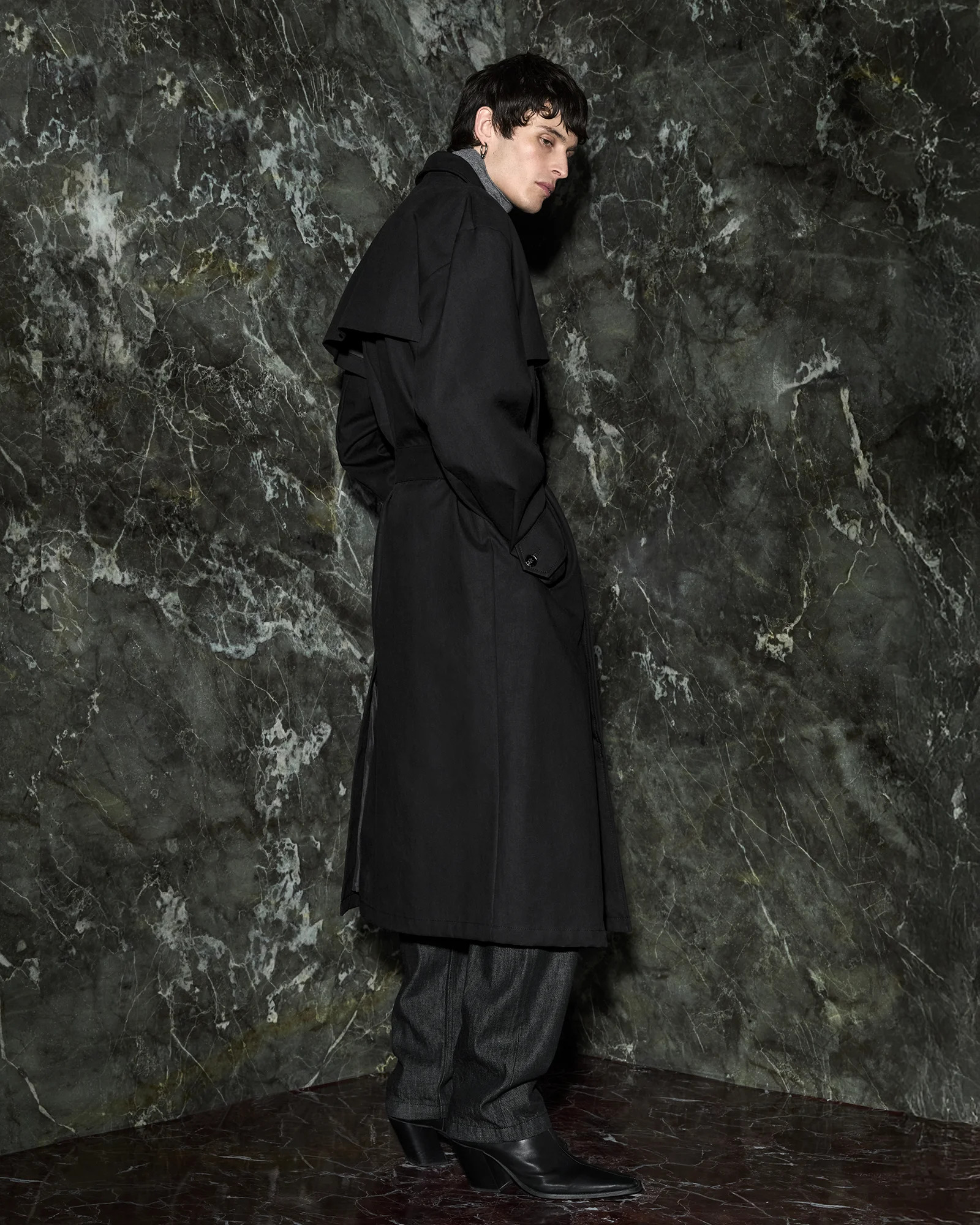 CLASSIC TRENCH BLACK - 5