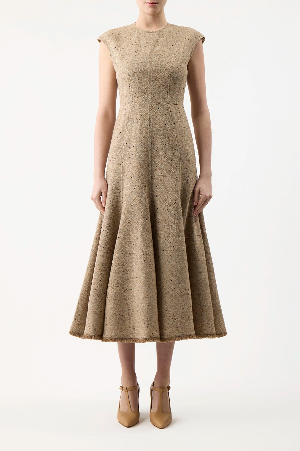 Crowther Dress in Wool Cashmere - 2