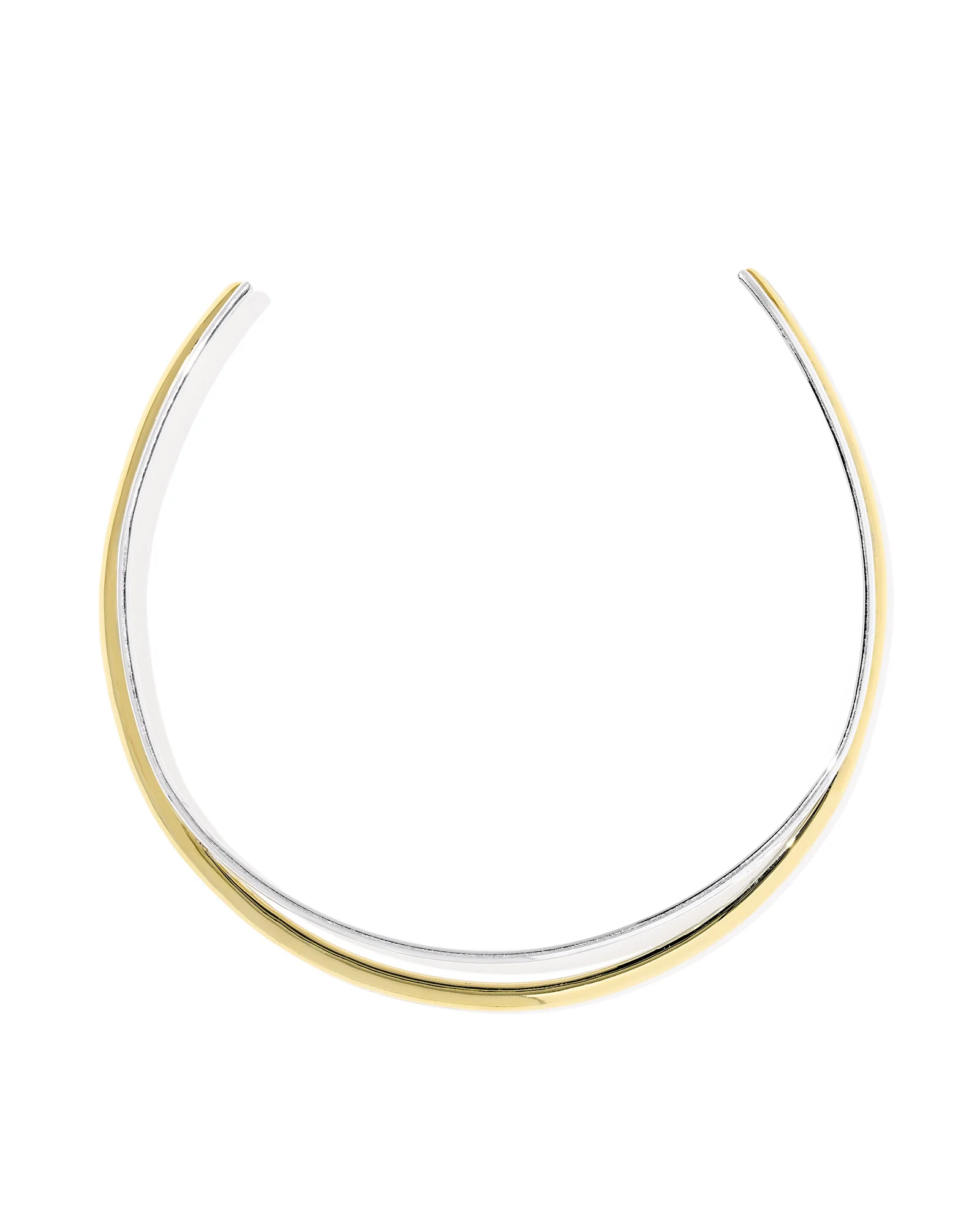 Meg Mixed Metal Double Collar Necklace - 1
