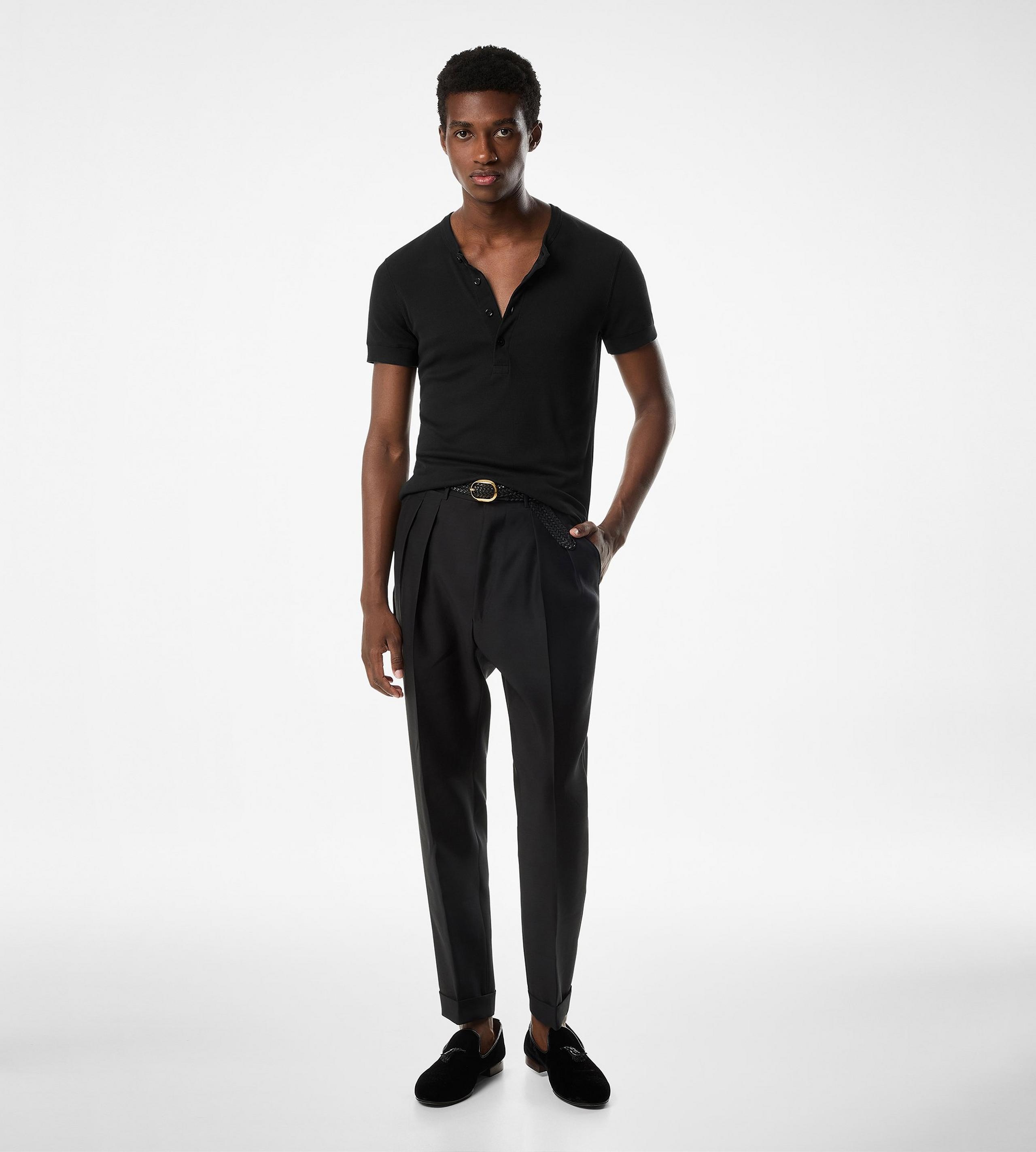 LYOCELL COTTON RIB HENLEY - 2