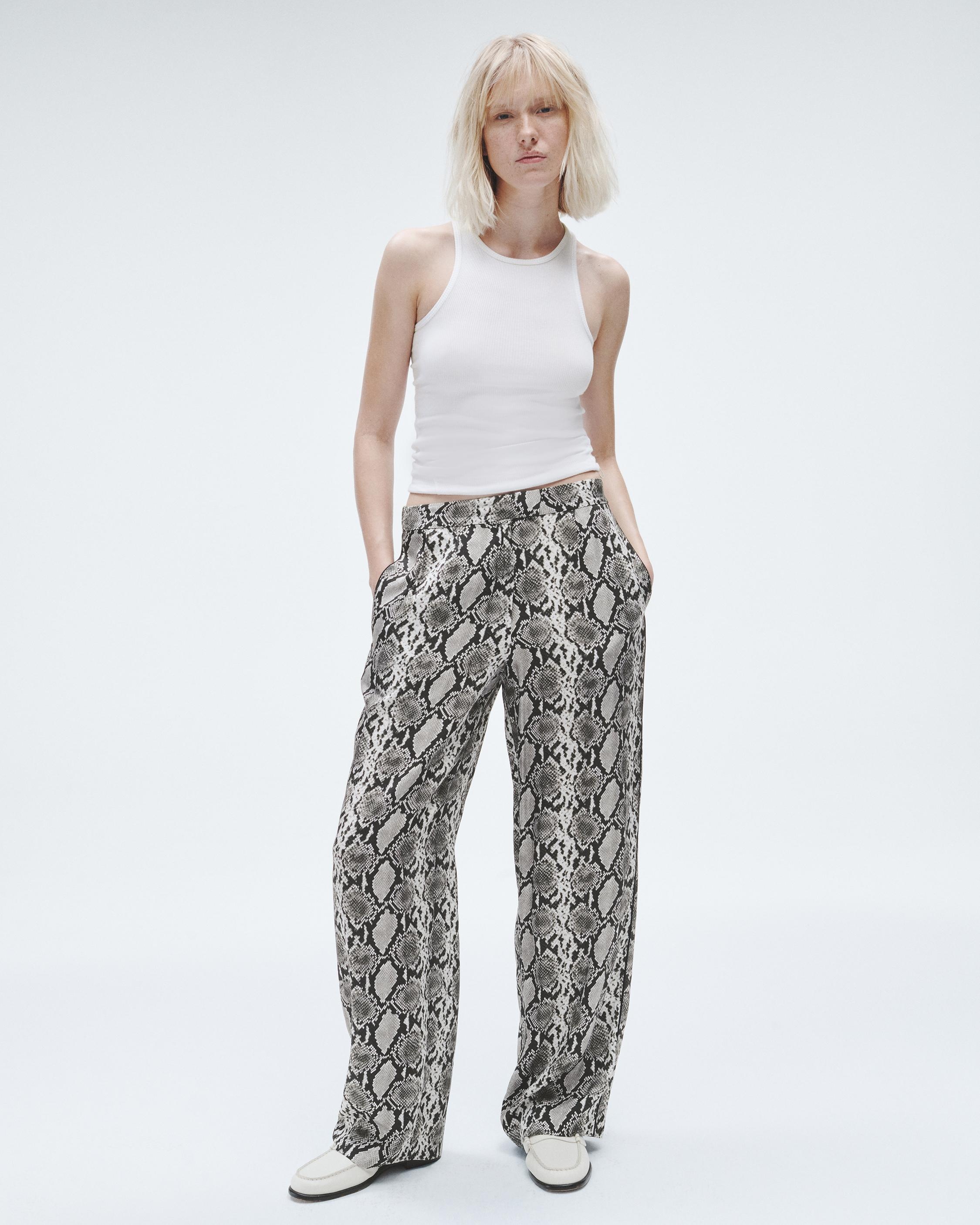 Lacey Printed Silk Pant
Relaxed Fit - 2