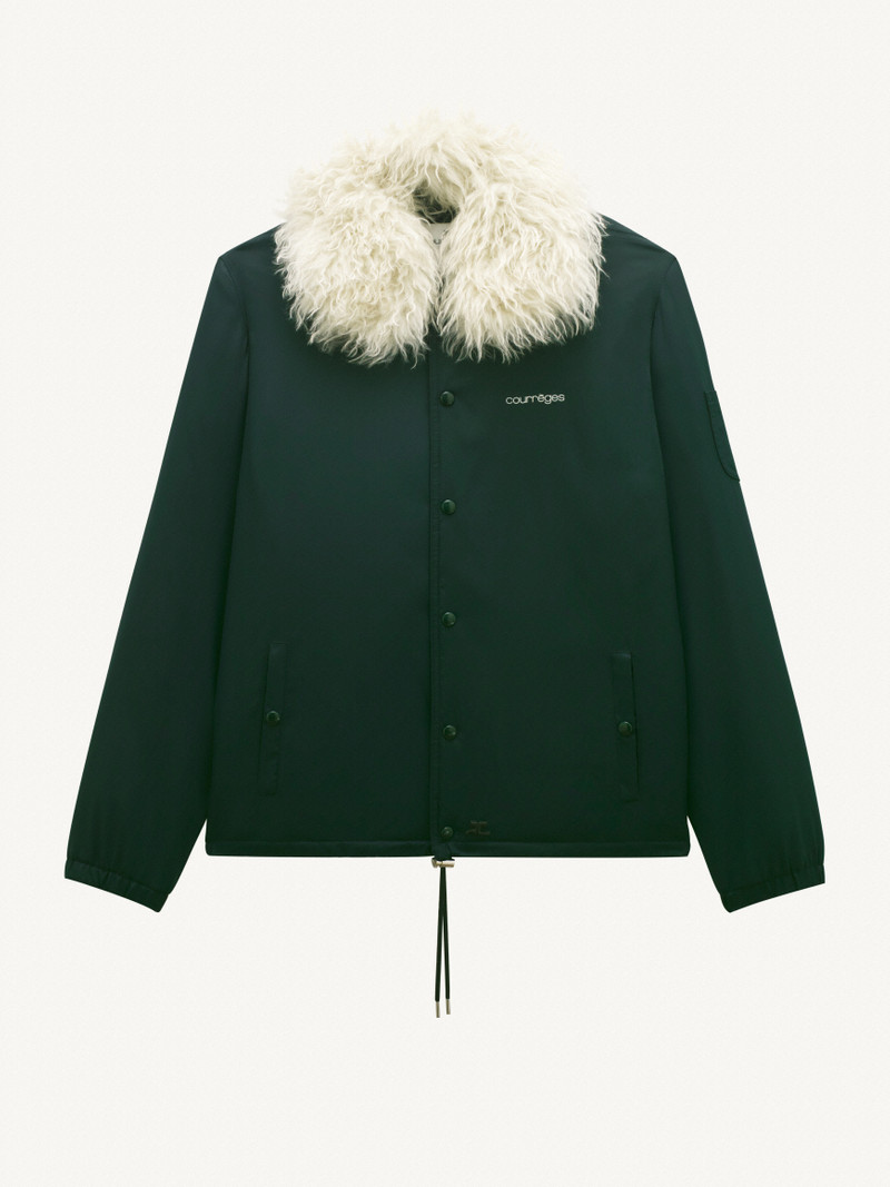 NYLON JACKET WITH FUR COLLAR 1