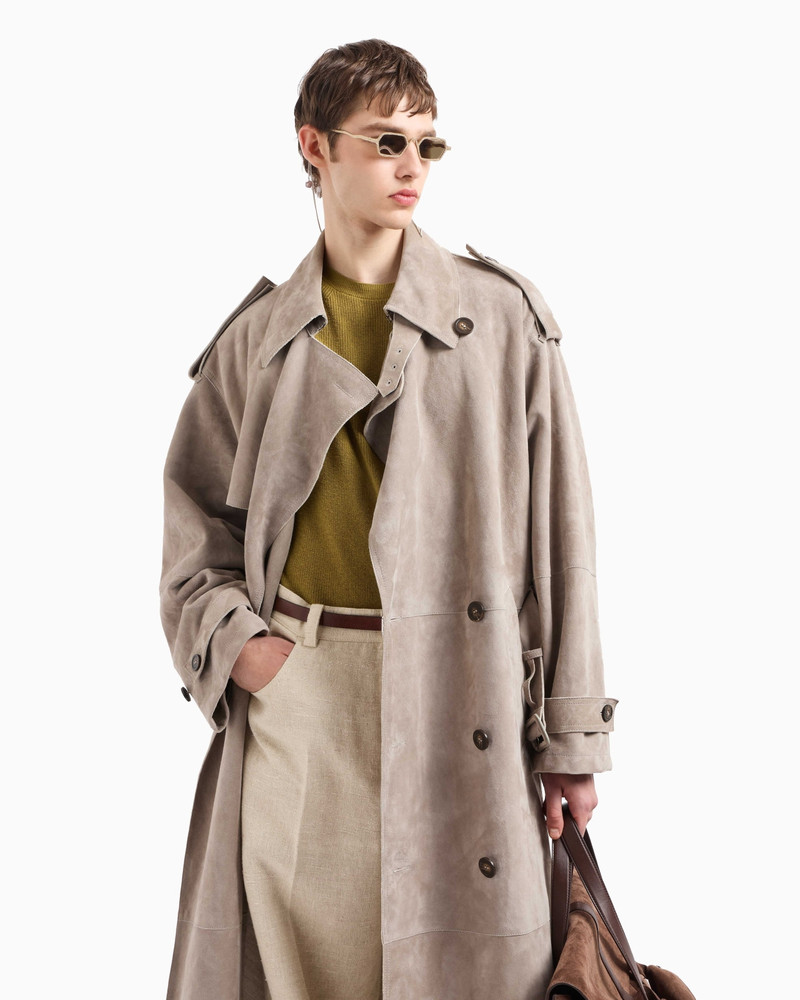 DENIM-EFFECT LINEN-BLEND TROUSERS 6