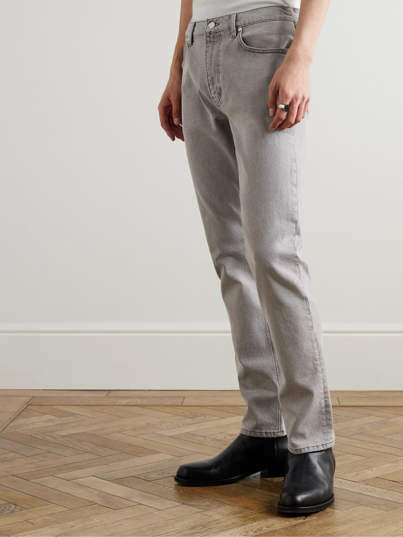 The Modern Straight-Leg Jeans Gray - 3