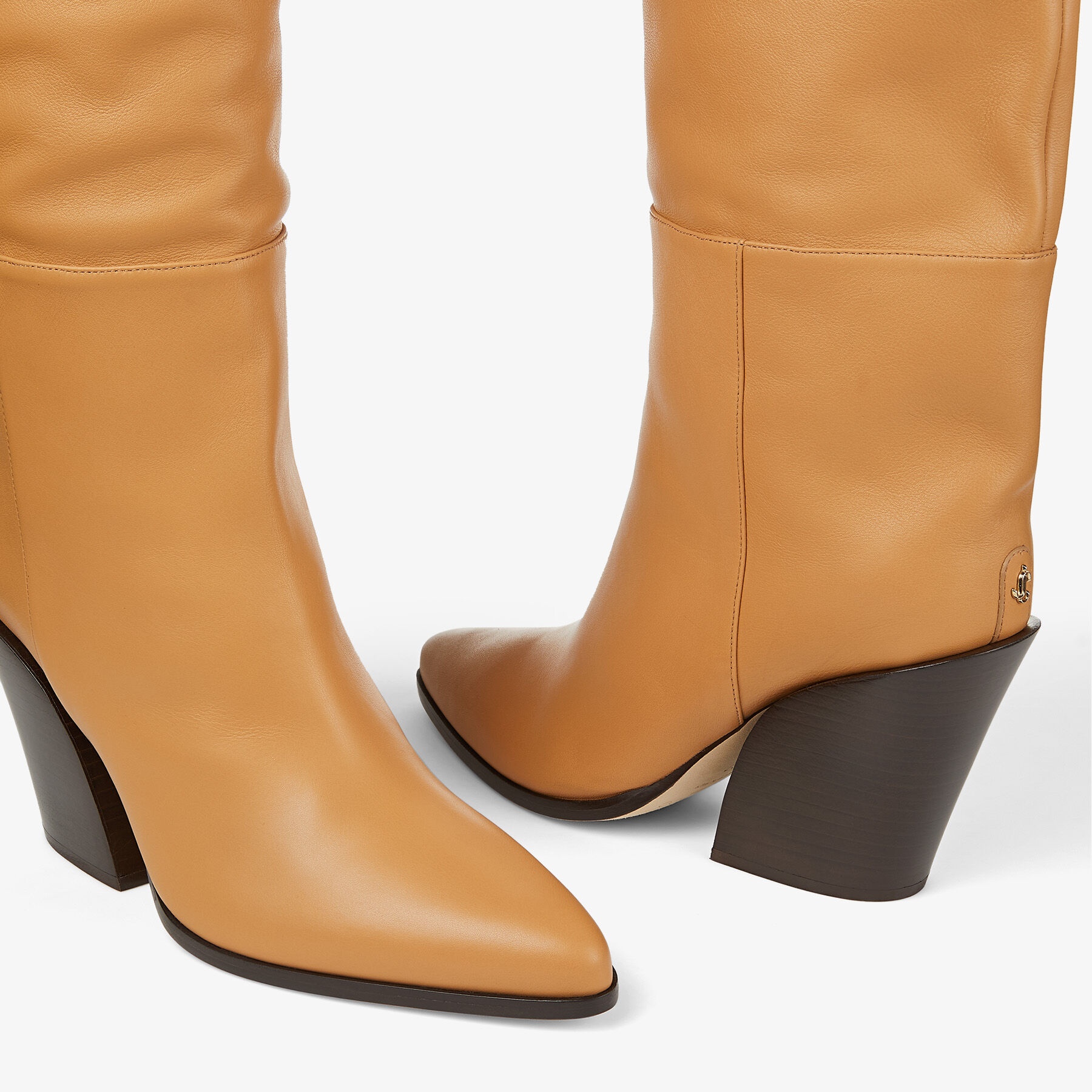 Maceo Over The Knee 85
Caramel Smooth Leather Over-The-Knee Boots - 3