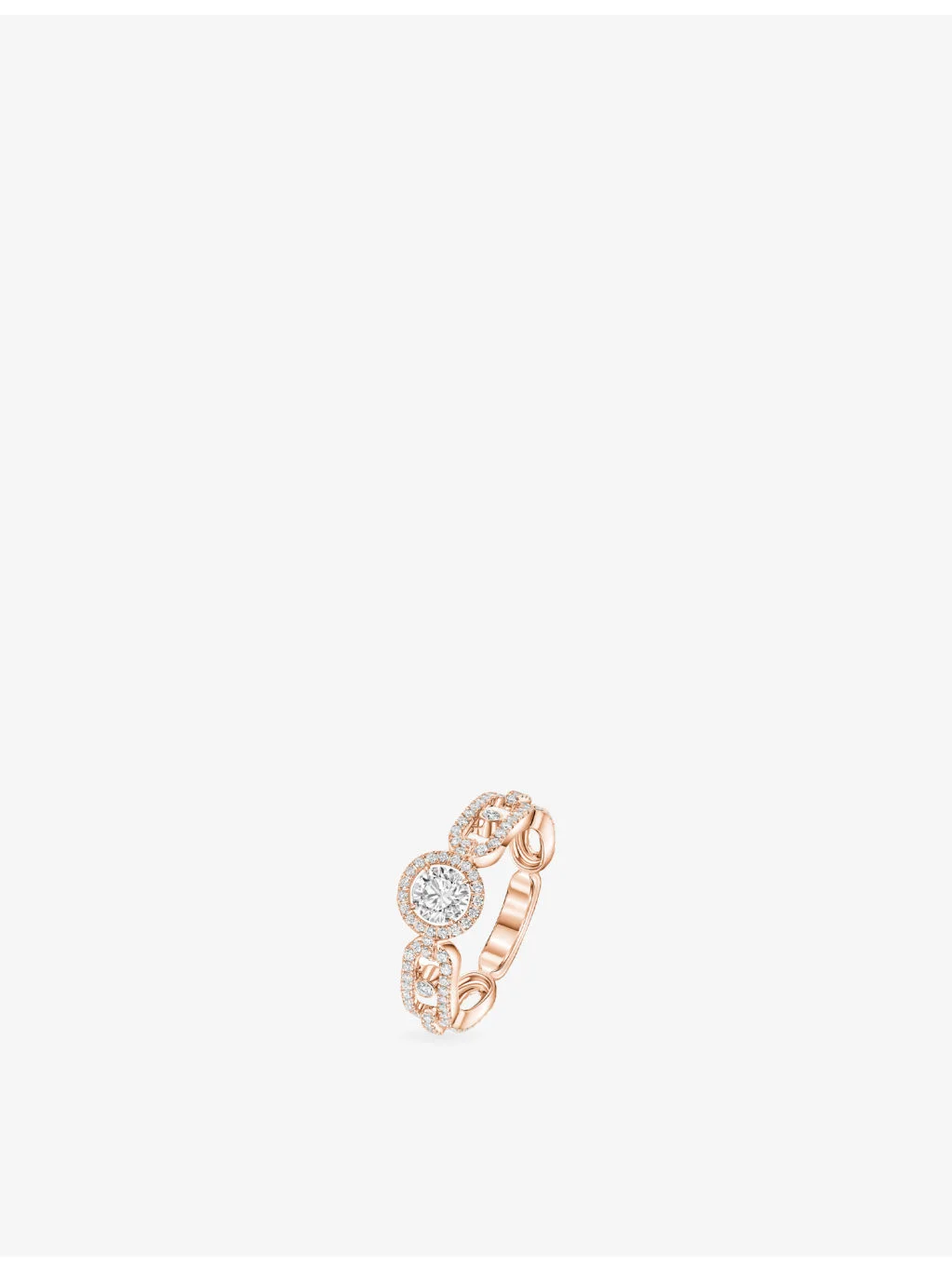 Move Link Solitaire 18ct yellow-gold and 0.80ct diamond ring - 1