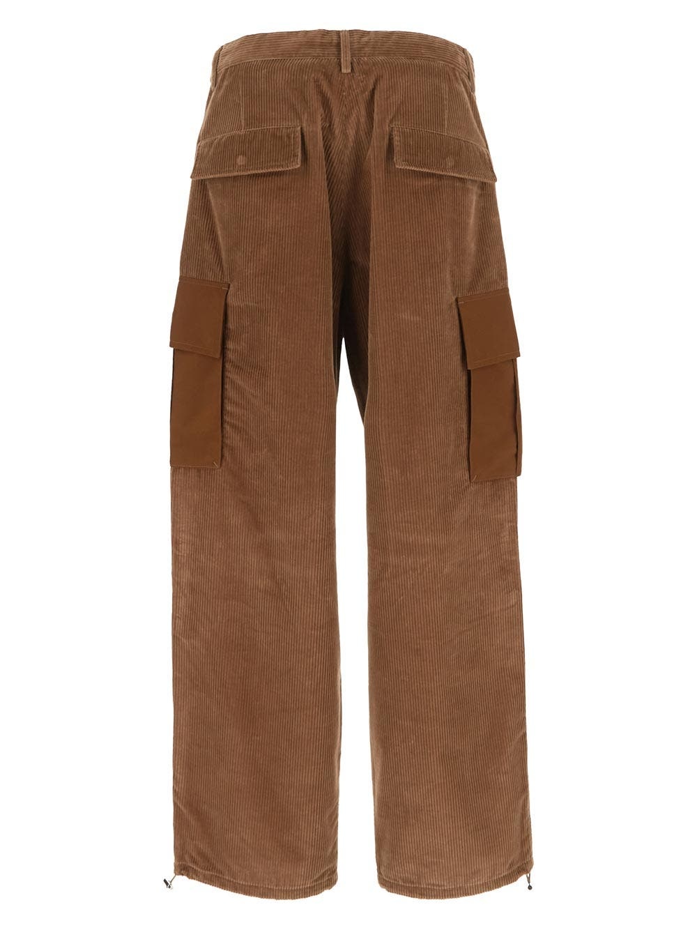 Ribbed Cargo Trousers - 2