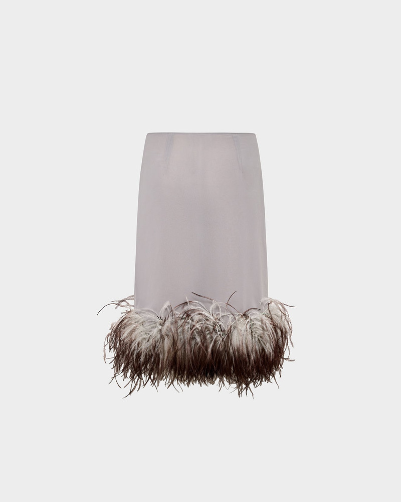16ARLINGTON FLORA SKIRT IN CHIFFON outlook