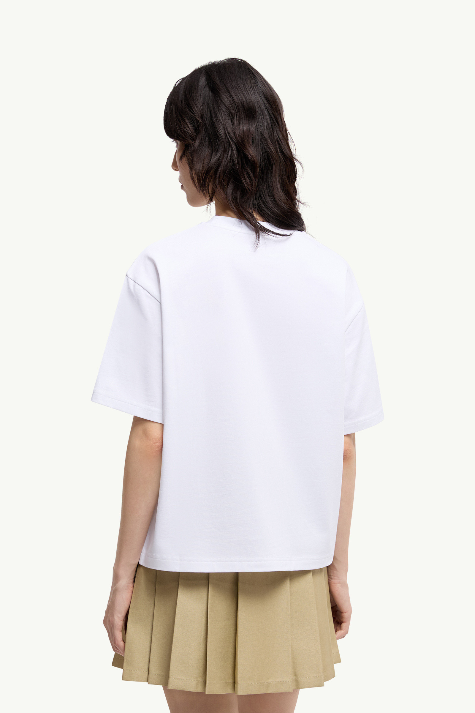 Embroidered Cherry Logo Cotton T-Shirt - 5