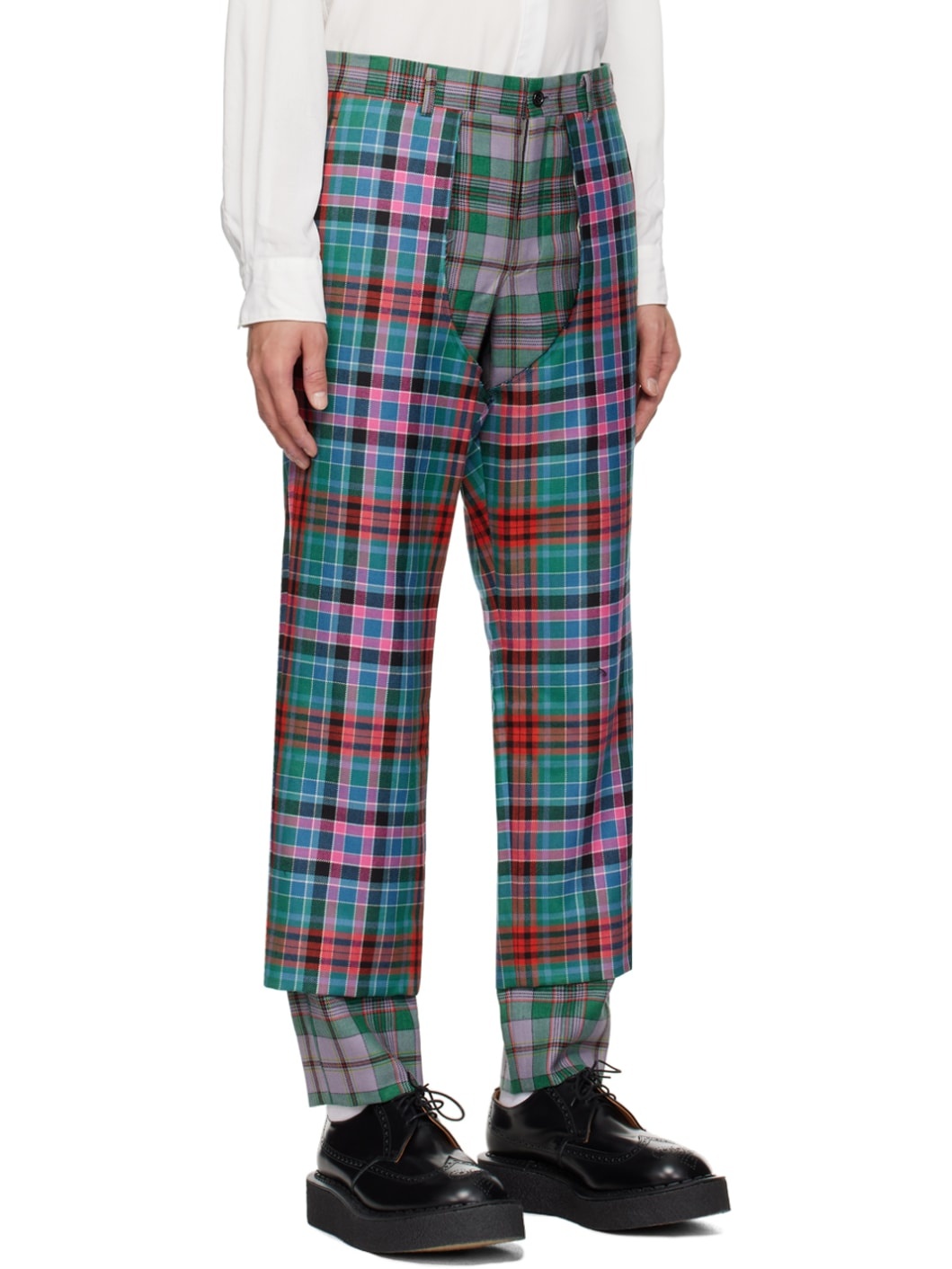Multicolor Tartan Trousers - 2
