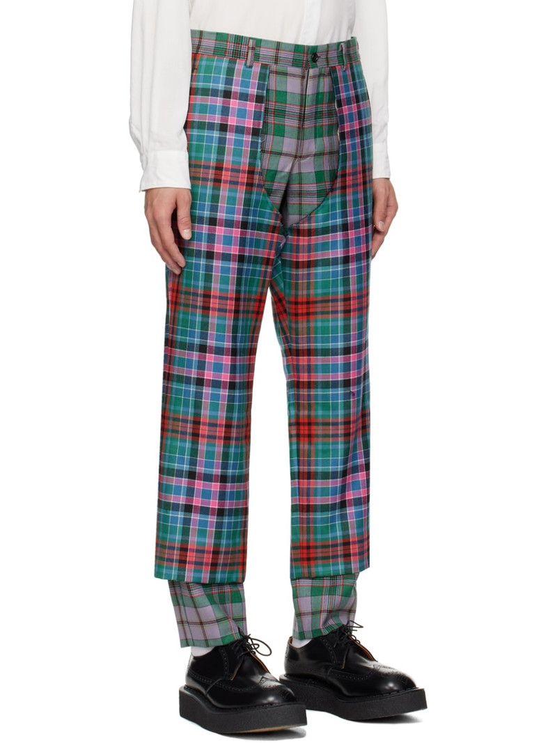 Multicolor Tartan Trousers 2
