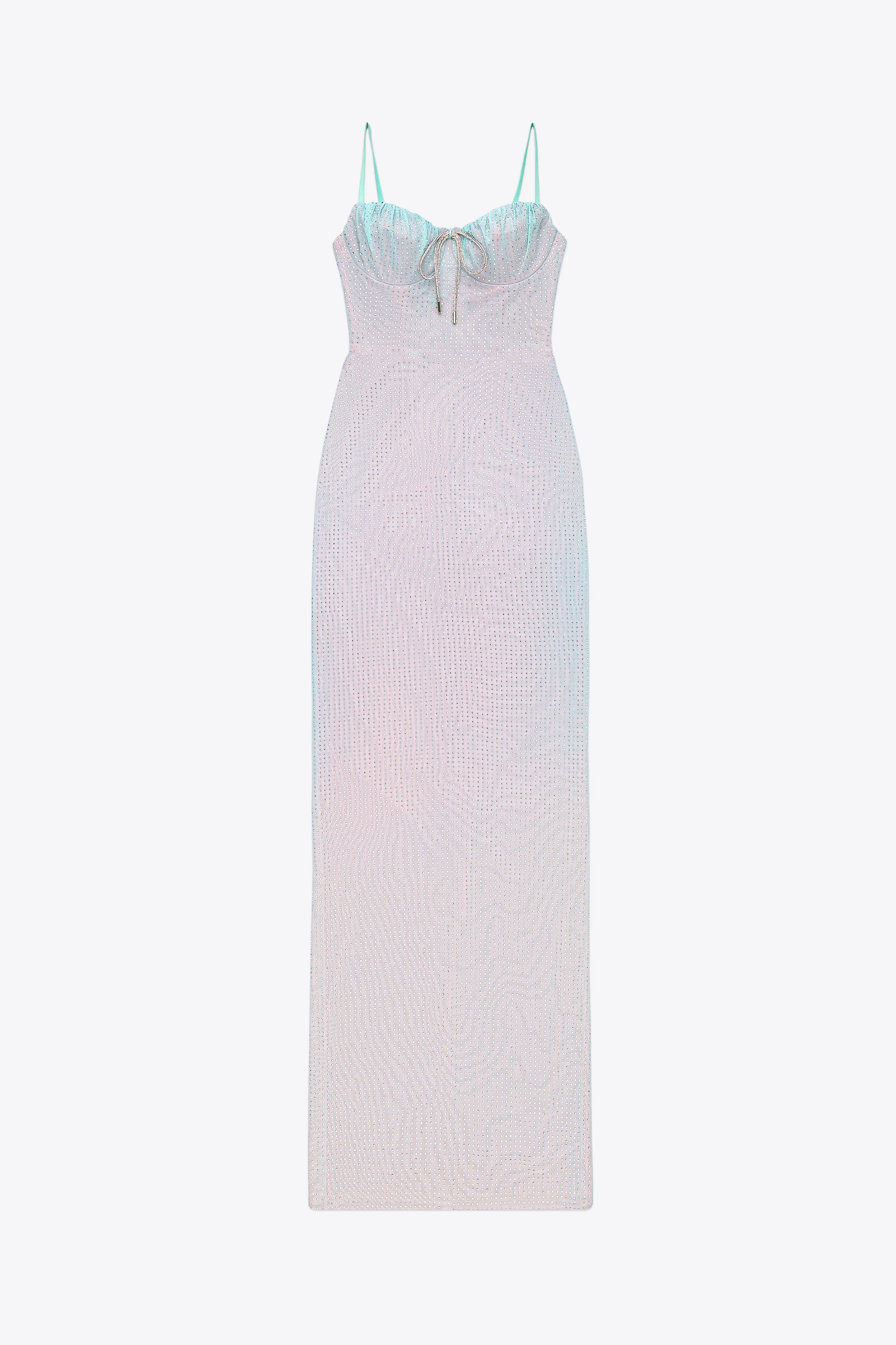 CRYSTAL HOTFIX GOWN - 1