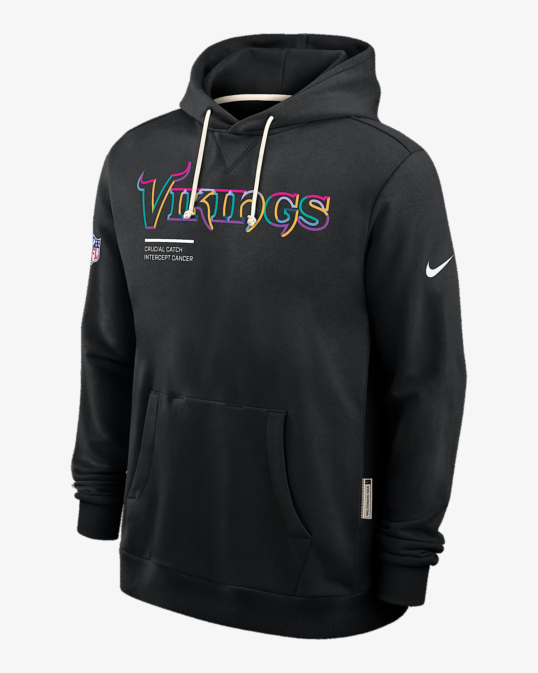 Minnesota Vikings Crucial Catch Sideline Men's Nike Dri-FIT NFL Pullover Hoodie - 1