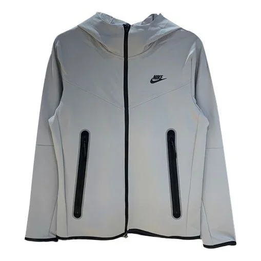Nike hooded Breathable Windproof Jacket Silver CU4480-077 - 1
