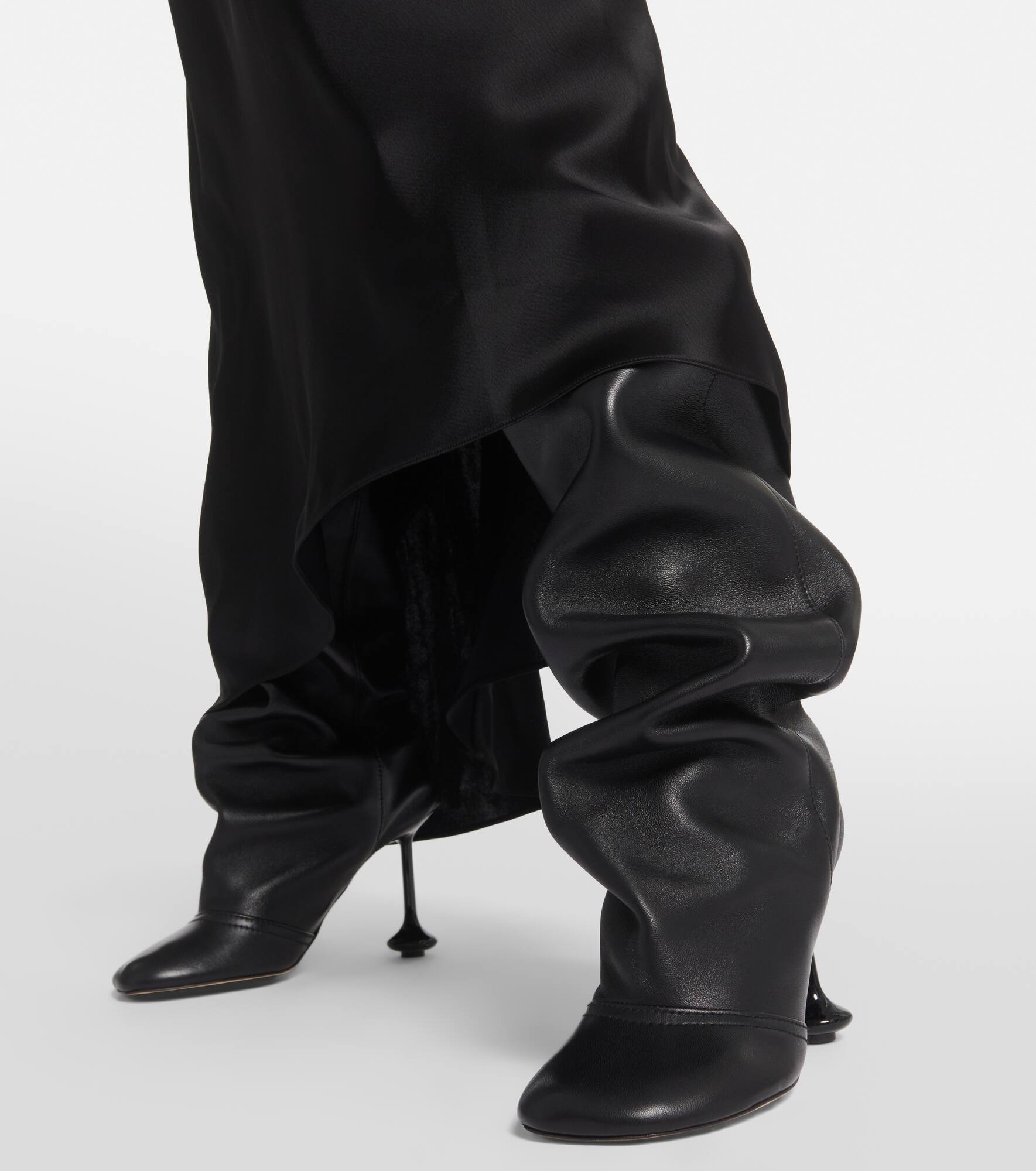 Toy leather over-the-knee boots - 7