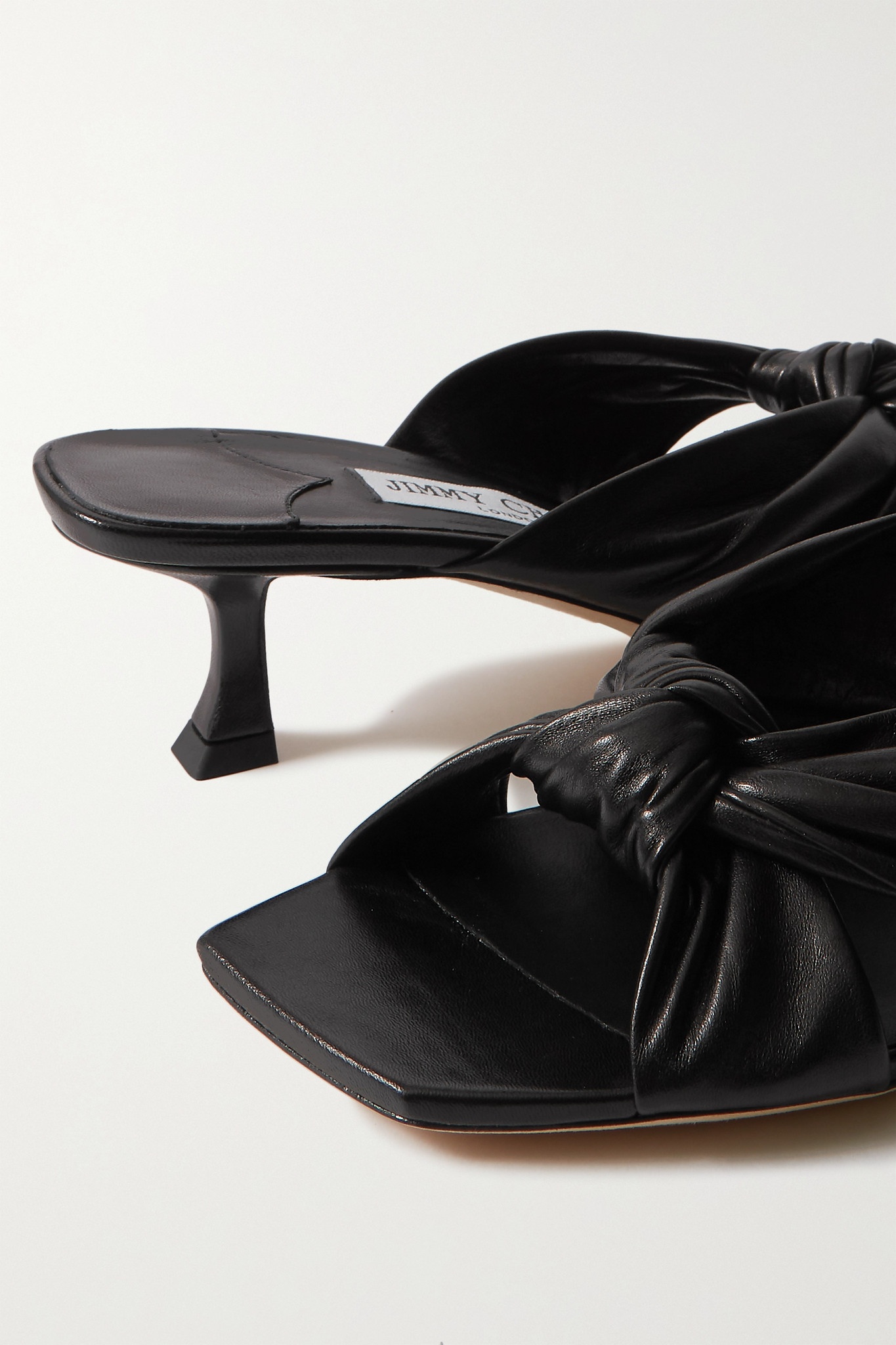 JIMMY CHOO 関税込み Avenue 50 leather mules Latte Nappa Leather Mules | AVENUE 50 | High Summer 2021