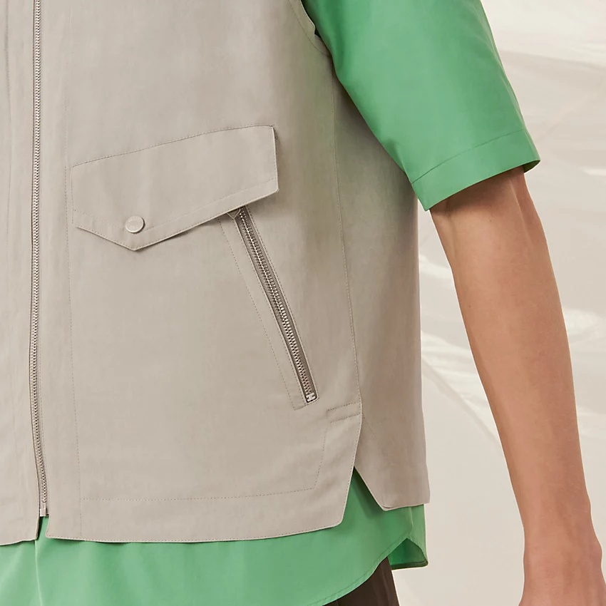 Zipped sleeveless vest - 2