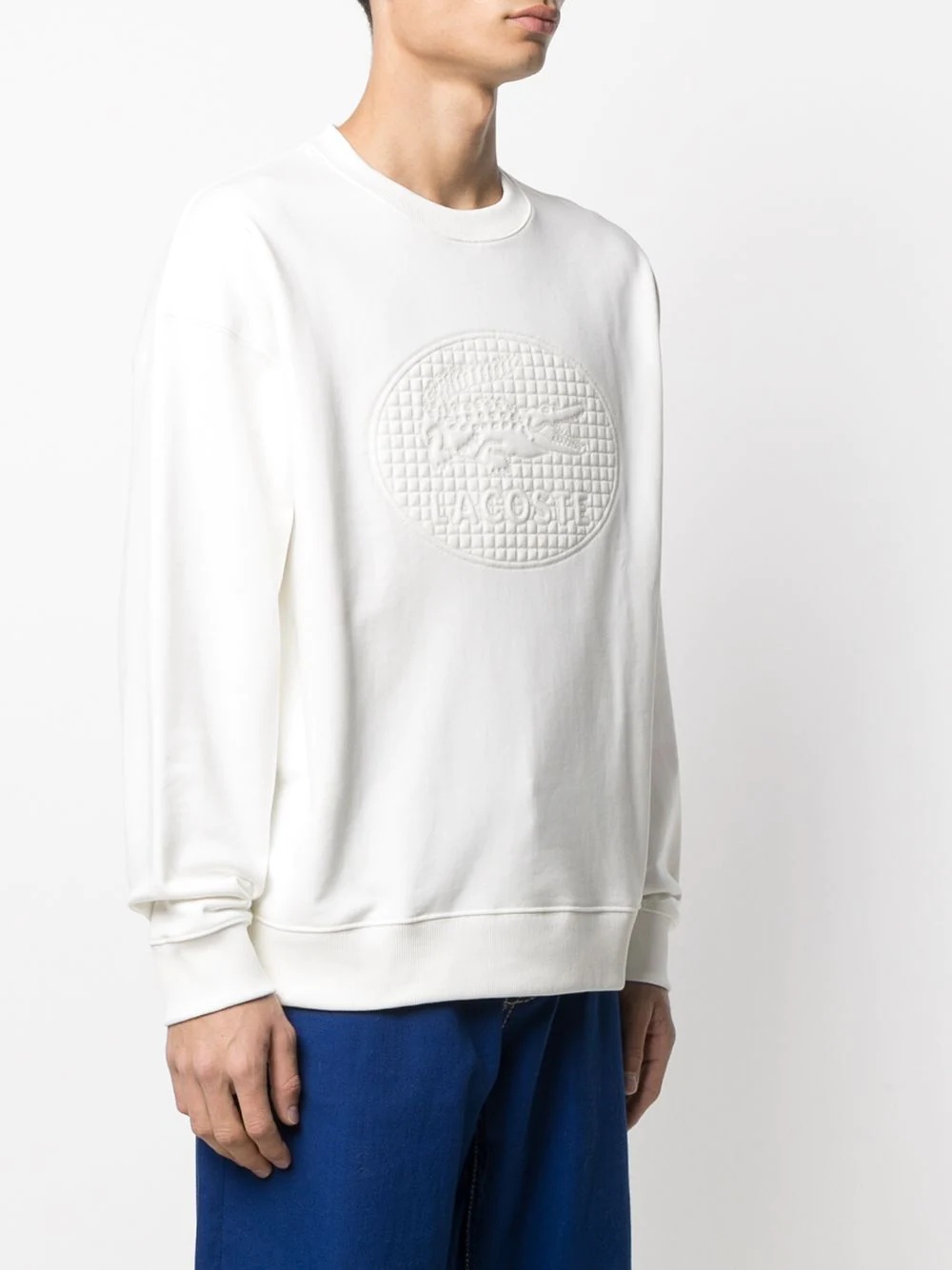 embossed-logo sweatshirt - 4