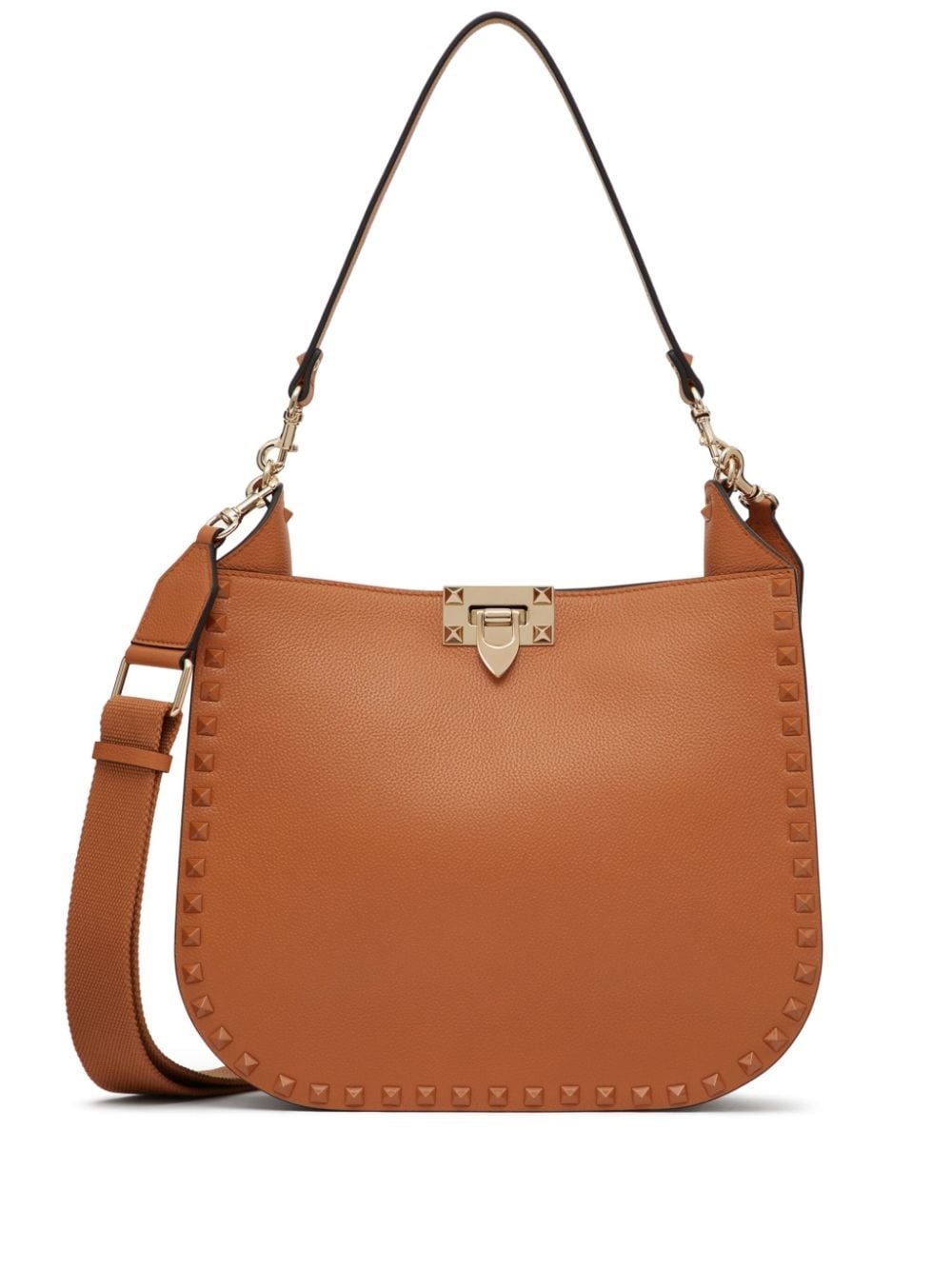 Rockstud leather shoulder bag - 1