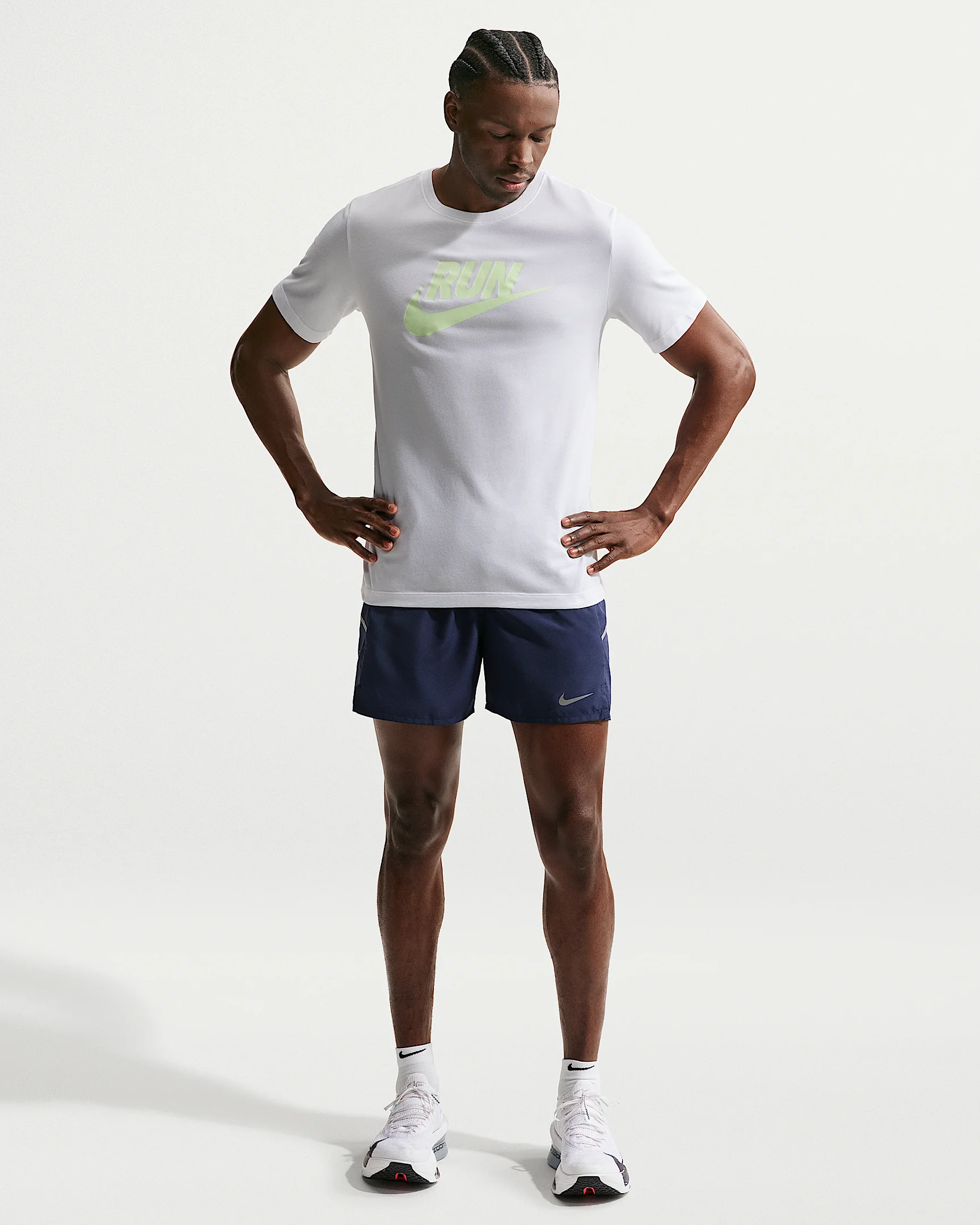 Nike Miler Men's Dri-FIT 5" Brief-Lined Running Shorts - 1