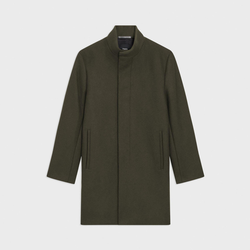 Belvin Coat in Recycled Wool-Blend Melton 1