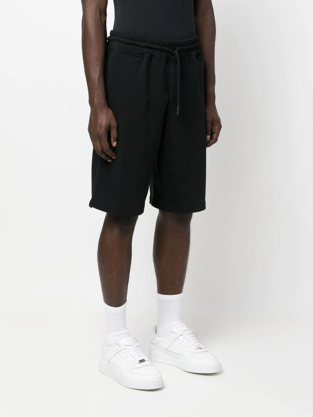 logo-print detail bermuda shorts - 3