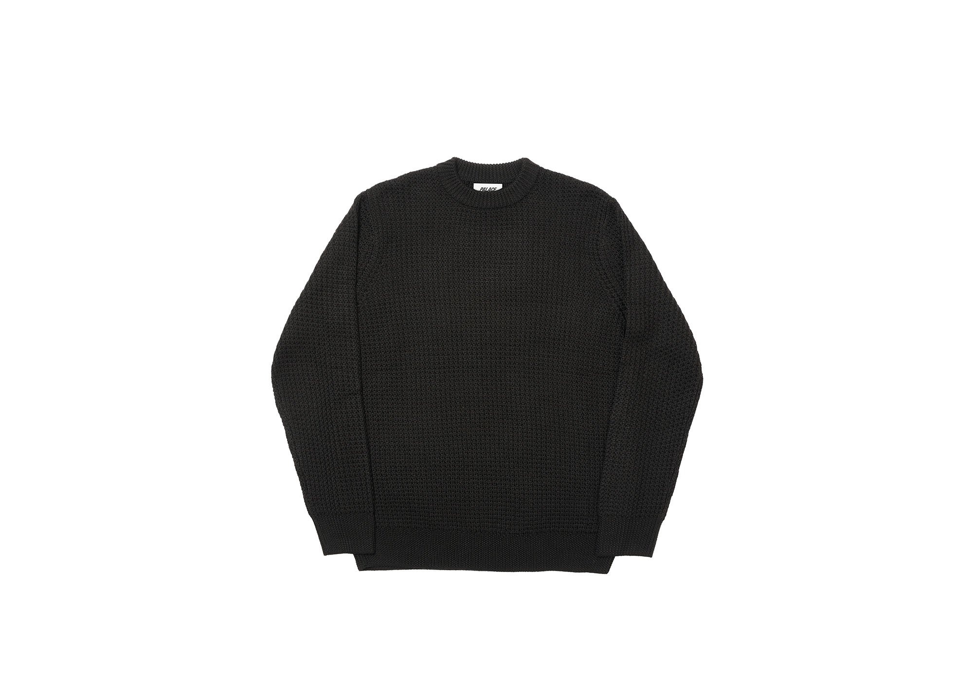 C-HUNKY KNIT BLACK - 1