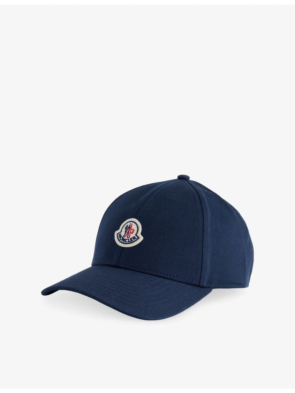 Brand-Badge Cotton Baseball Cap - 1
