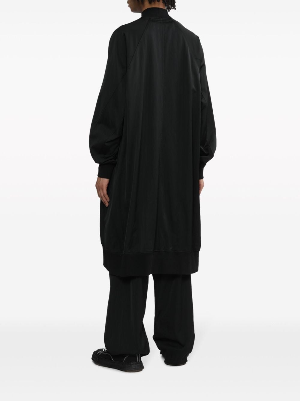 baseball-collar button-up coat - 4