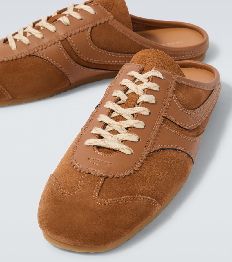 Dries Van Noten Suede mules outlook