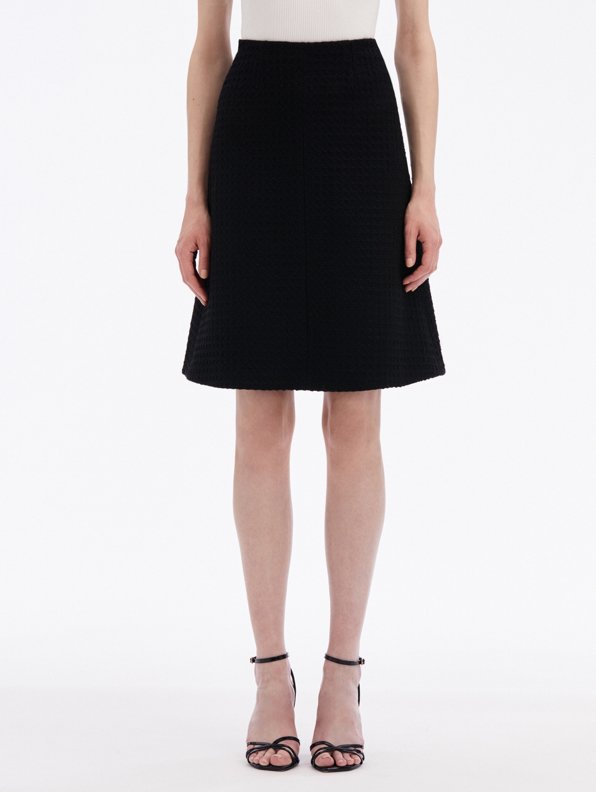 WOOL TWEED SKIRT - 3