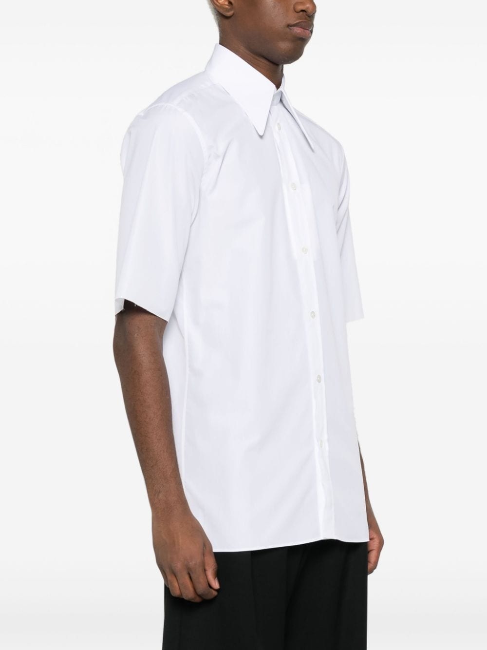poplin short-sleeved shirt - 3