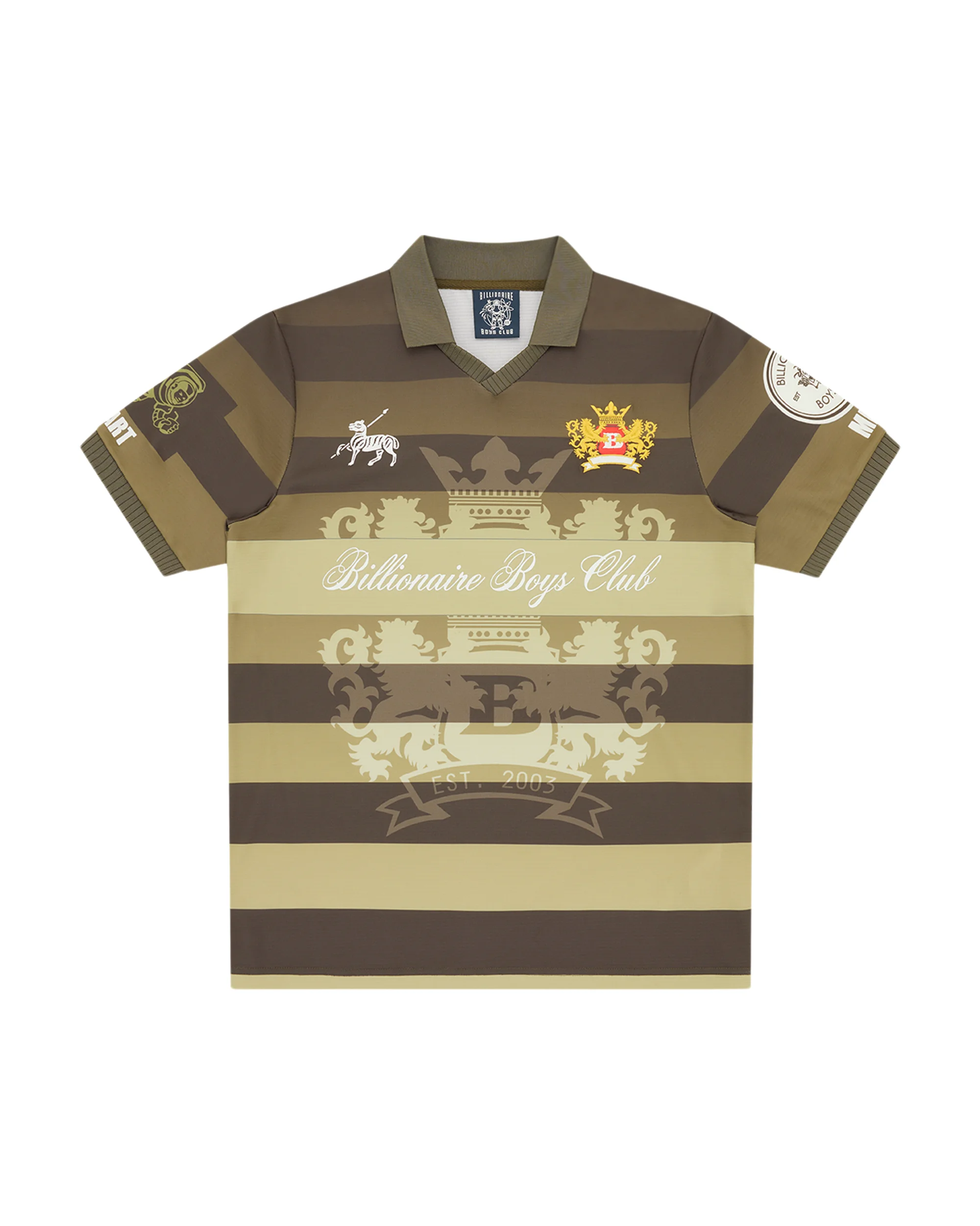 SCRIPT STRIPED SPORTS TOP - 1