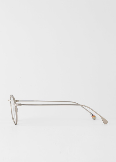 Paul Smith Silver 'Fisher' Spectacles outlook