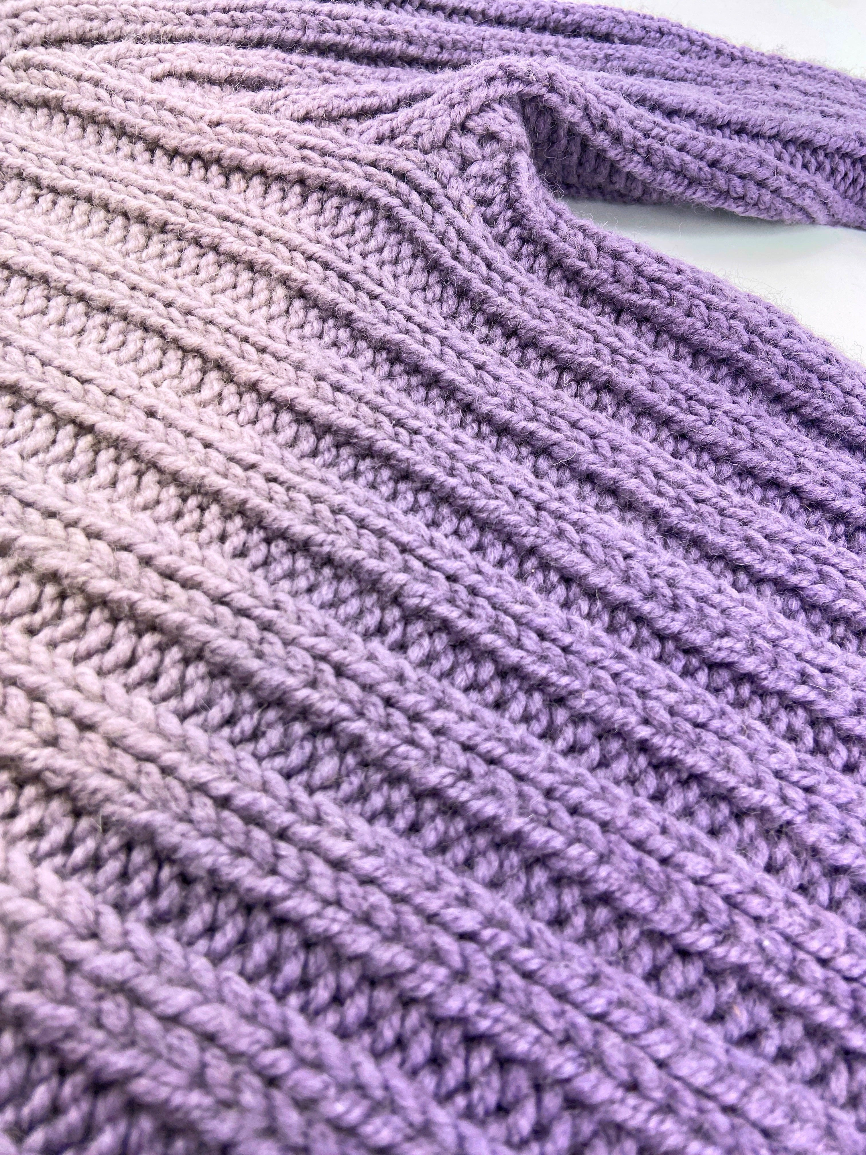 Gucci Fall 1998 Menswear Purple Ombré Heavyweight Knit Turtleneck Sweater L - 9