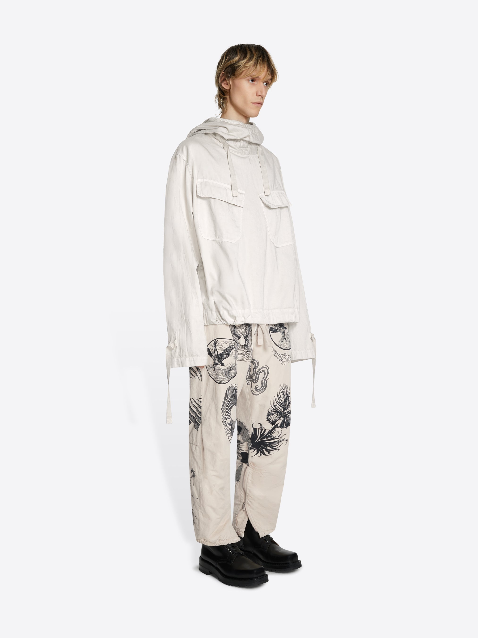 HOODED COTTON SHIRT - 3