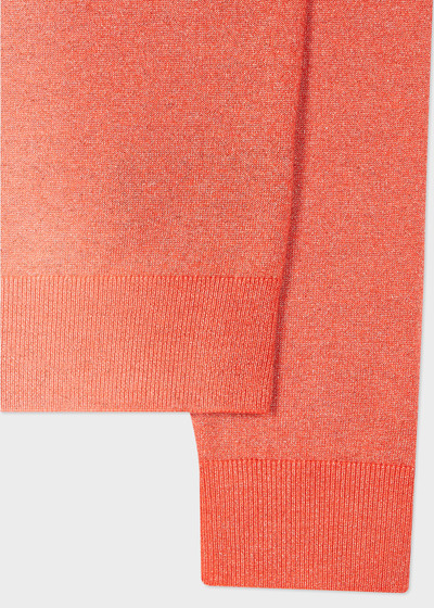Paul Smith Women's Orange Wool-Blend Ombre Funnel Neck Sweater outlook