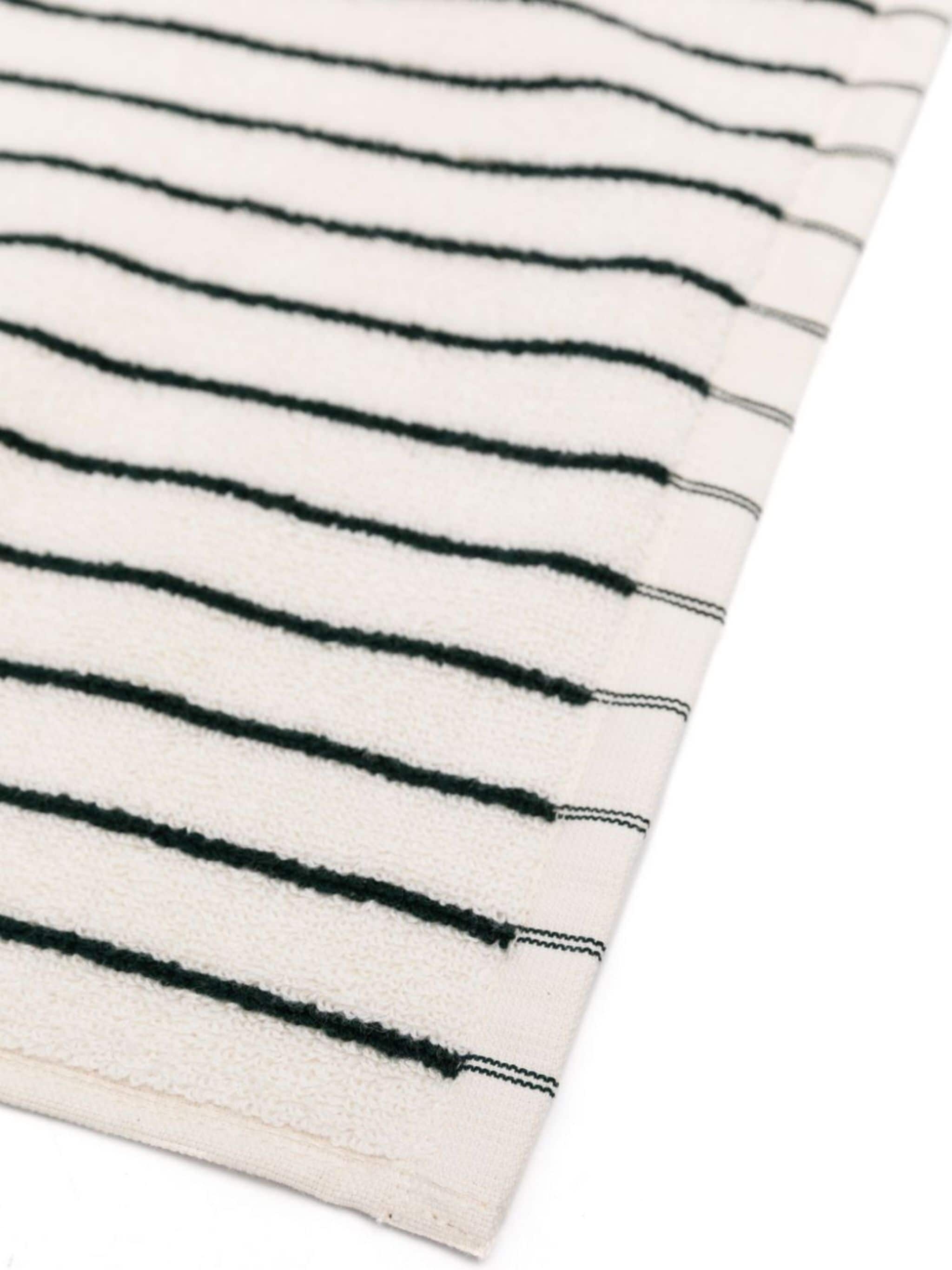 striped organic cotton towel (30cmx30cm) - 2